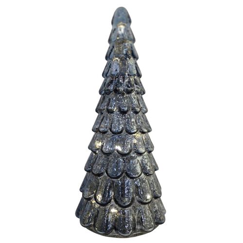 Stellar Haus 19cm Blue Frost Drop Tree